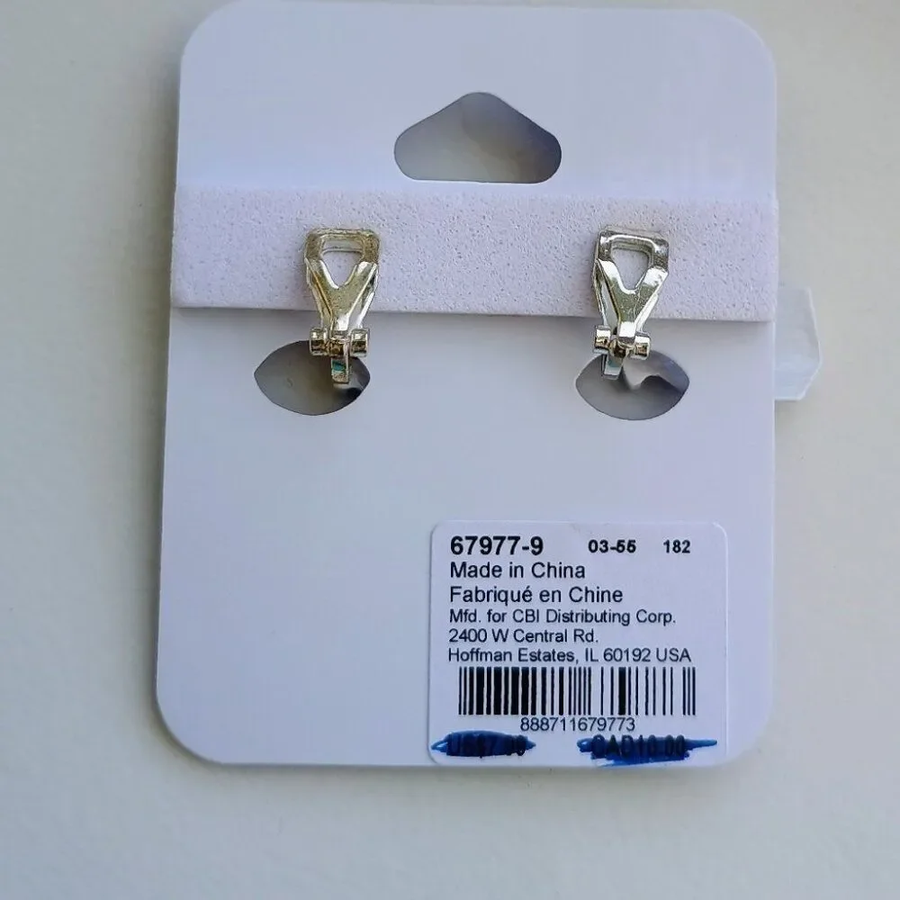 Claire's Set Of 2 Pairs Clip-On Earrings - Green Avocados And Milk Carton Cow